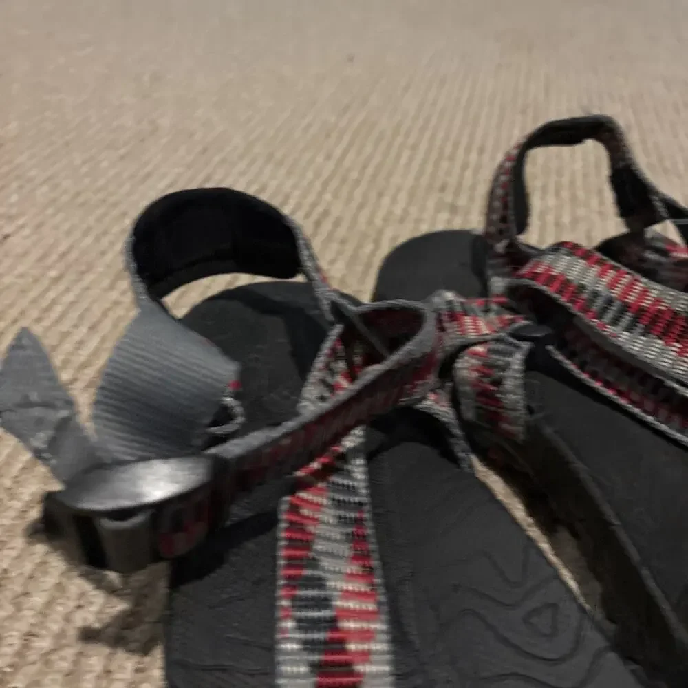 THE NORTH FACE Comfort Hiking Strappy Sandals Gray Orange Size men's US 12 - Picture 3 of 16